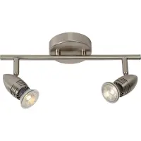 Lucide Caron 2 - Opbouwspot - 32 X 9 X 13 Cm - 2 X 5W LED Incl. - Satijn Chroom