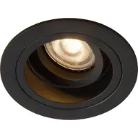 Lucide EMBED - Inbouwspot - Ø 9,1 cm - 1xGU10 - Zwart