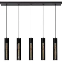 Lucide LIONEL - Hanglamp - 5xE27 - Zwart