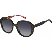 Tommy Hilfiger Donkergrijze SF Lens Havana Bruine Zonnebril