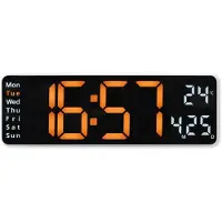 Hama 222224 Digitale Wandklok Santa Cruz Wit Klok