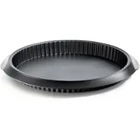 Lékué quiche taartvorm siliconen Ø28 cm Zwart