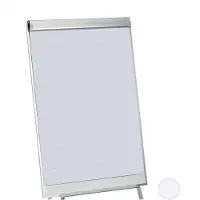 Relaxdays flipover papier - gelinieerd - 50 vellen - 60 g/m² - voor whiteboard - 57,5 x 81 cm - wit