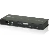 Aten 1-Lokaal/Op Afstand Delen en Toegang - Enkele poort VGA KVM over IP Schakelaar (1920 x 1200) - 1920 x 1200 Pixels - Ethernet LAN - Rack-montage - 7,26 W - Zwart
