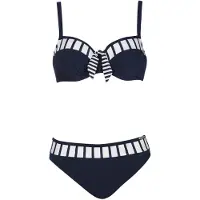 Sunflair Bikini navy / wit
