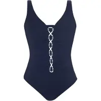 Sunflair Badpak donkerblauw / wit