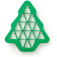 Lékué Koekjes Uitsteekvorm Kerstboompjes - Green