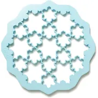 Lékué Koekjes Uitsteekvorm Sneeuwvlokjes - Blue