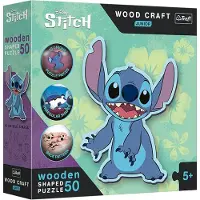 Disney Trefl houten lilo & stitch junior puzzel van - 50 stukjes