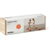 Modu Balancebane - 17 Onderdelen - Burnt Orange/Dusty Green - - OneSize - Motoriek speelgoed