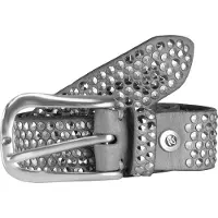 B.belt Riem 'Zoe' zilvergrijs