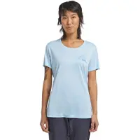 Jack Wolfskin Peak Graphic T-shirt Met Korte Mouwen Blauw XS Vrouw