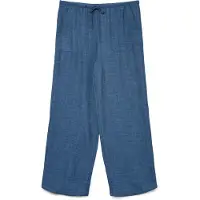 Vero Moda Broek 'VMMelaney' blauw gemêleerd