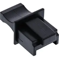 InLine RJ45 (m) afsluitcovers voor RJ45 (v) poorten - 100 stuks / zwart