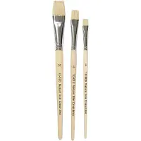 Creativ Company Nature line kwasten 8/12/20 plat, 3st.