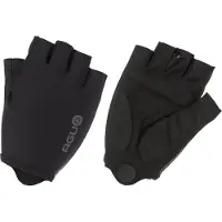 Agu Gel Fietshandschoenen Zomer - Wielrenhandschoenen Dames & Heren - Zwart - Maat L
