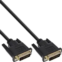 InLine DVI-D aansluitkabel Premium, digitaal 24+1 male / male, Dual Link, 15m