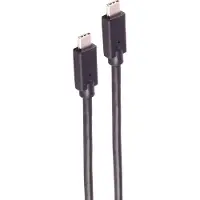 Shiverpeaks USB-C Verbindungskabel, USB Kabel Typ-C Stecker auf Typ C Stecker, 3.2 Gen 2x2, 100W, 0,25m