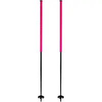 Les batons d'Alain - Skistokken - Framboise voor Unisex van Wol - Maat 135 cm - Roze
