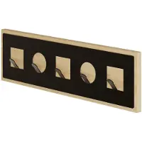 Emob Wandkapstok Woody Fashion | 54,2 x 2 x 16 cm | Oak-design