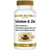 Golden naturals Selenium & Zink Tabletten