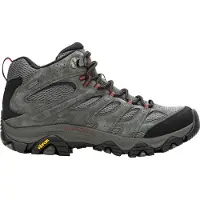 Merrell Lage schoen 'Moab 3' donkergrijs / zwart