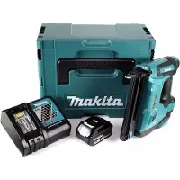 Makita DBN 500 RG1J accu-klemspijkermachine 18 V 15-50 mm + 1x accu 6,0 Ah + oplader + Makpac