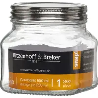 Ritzenhoff & Breker 812114. voorraadglas VIO, hoekig, 0,65 liter