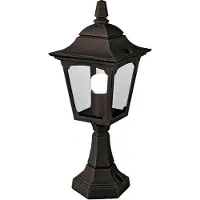 Elstead Lighting Mini LED Tuin Pilaar Chapel Mini | 1X E27 Max 60W | IP44 (Outdoor) | Black