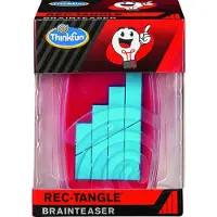 Thinkfun Think Fun Pocket Brainteasers - Rec-Tangle Puzzelspel en STEM-speelgoed voor jongens en meisjes van 8 jaar en ouder