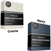 Fresh & Co Hoeslaken Verkoelend - Katoen - Crème 80 x 200 cm