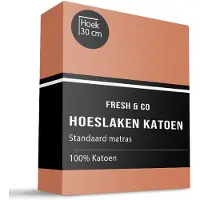 Fresh & Co Hoeslaken Verkoelend - Katoen - Cognac 160 x 200 cm
