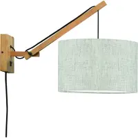 Good&Mojo Witgrijze wandlamp enkelgewricht naturel GOOD&MOJO Andes