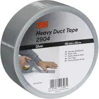 3M 2904D4850S Textieltape 2904 Zilver (l x b) 50 m x 48 mm 1 stuk(s)