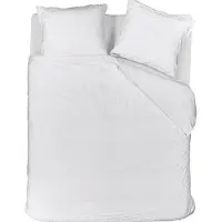 Rivièra Maison Dekbedovertrek Elegance Wit Katoen-200 x 200 / 220 cm | 2-Persoons