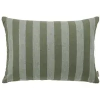 Fonq Linen Stripe Sierkussen 40 x 60 cm - Groen