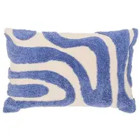 Fonq Wave Sierkussen 40 x 60 cm - Blauw