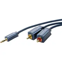 ClickTronic 3.5 mm AUX to RCA Adapter Cable, Stereo 3 m