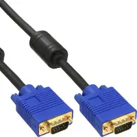 InLine S-VGA kabel Premium, 15-pins HD male / male, zwart, 10m