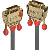 Lindy 36207 DVI kabel 15 m DVI-D Grijs