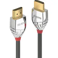 Lindy HDMI Aansluitkabel HDMI-A-stekker, HDMI-A-stekker 1.00 m Grijs 37871 4K UHD HDMI-kabel