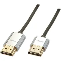 Lindy CROMO Slim A/A High Speed HDMI-kabel - 3m - Ethernet, 3D, 4K 60Hz