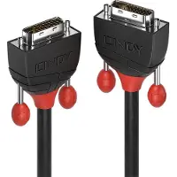 Lindy 36254 DVI-kabel DVI Aansluitkabel DVI-D 24+1-polige stekker, DVI-D 24+1-polige stekker 5.00 m Zwart