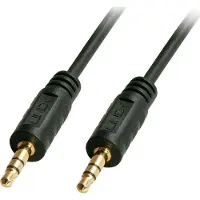 Lindy 35643 Jackplug Audio Aansluitkabel [1x Jackplug male 3,5 mm - 1x Jackplug male 3,5 mm] 3.00 m Zwart