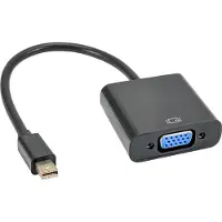 Akyga AK-AD-39 Mini-displayport Adapter [1x VGA-bus - 1x DisplayPort stekker] Wit 15 cm