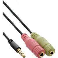 InLine Audio Headset Adapterkabel