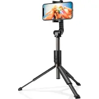 Spigen selfie stok statief S540W zwart, Selfie Stick, Zwart