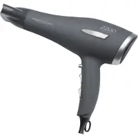 ProfiCare Föhn 2200W | Haardroger met 3 vermogensstanden | 2 blaasstanden | Koude luchtknop en stylingmondstuk | Inclusief 2 vervangingsfilters | PC-HT 3045, grijs