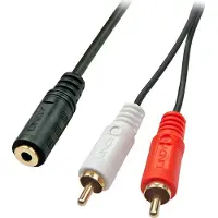 Lindy Audio Jack to RCA Cable LINDY 35677
