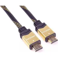 PremiumCord HDMI - HDMI 5 m aukso spalvos (kphdm2q5) (5 m, HDMI)